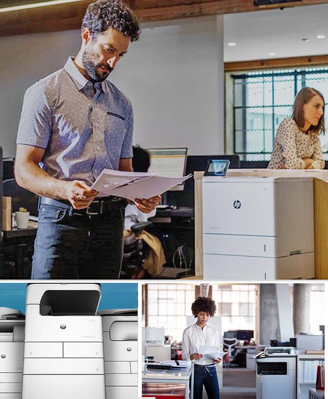 HP PageWide Pro and LaserJet Enterprise commercial copiers